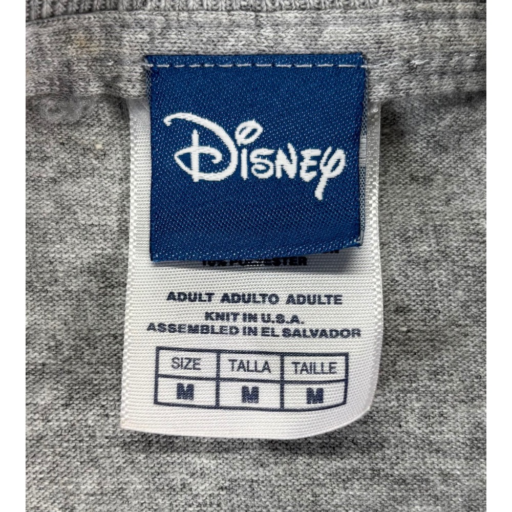 Disney Dreams Florida Graphic T-Shirt Women Medium Gray Character Art USA - Picture 3 of 7